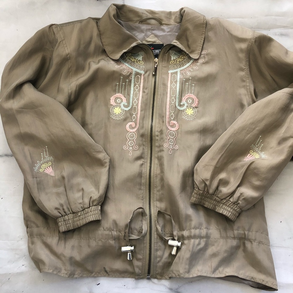 VNTG Silk Embroidered Jacket